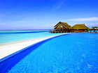 Hotel, Morze, Pomost, Anantara Dhigu, Malediwy