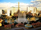 Las Vegas, Panorama, Miasta, Fontanna