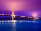 Oświetlony, Most Golden Gate, San Francisco