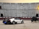 Lamborghini, Murcielago, Stadion, Byk