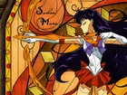 Sailor Mars, Czarodziejka z Marsa, Rei Hino, anime, łuk, witraż