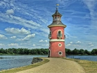 Moritzburg, Jezioro, Park, Latarnia