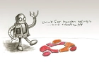 Ubuntu, symbol, ludzie, krąg, robot