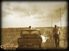 Texas Chainsaw Massacre The Beginning, szeryf, droga, radiowóz
