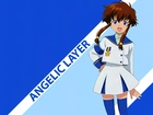 Angelic Layer, napisy, człowiek, kobieta