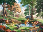 Thomas Kinkade, Kubuś Puchatek, Disney, Malarstwo