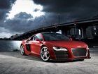 Audi R8, Chmury, Most