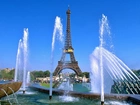 Paryż, Wieża, Eiffla, Fontanna