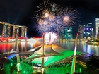 Marina Bay, Singapur, Fajerwerki