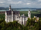 Zamek, Neuschwanstein, Bawaria, Niemcy