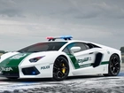 Lamborghini, Droga, Samochód, Policyjny