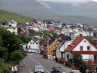 Domy, Panorama, Klaksvik, Wyspy, Owcze