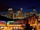 Drapacze Chmur, Stadion, Calgary, Nocą