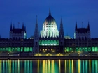 Węgry, Budapeszt, Parlament, Dunaj