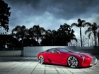 Czerwony, Lexus, LF-LC, 2012, Palmy