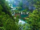 Wodospady, Park Narodowy, Plitvice