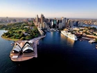 Australia, Sydney, Opera, Z lotu ptaka