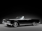 Zabytkowe, Lincoln 1965, Cadilac, Czarno-białe