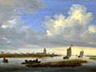 Salomon, van Ruysdael, Połów, Obraz