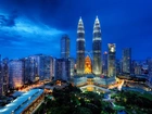Malezja, Wieżowce, Noc