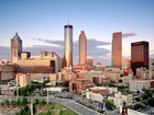 Atlanta, Świt, Panorama, Miasta