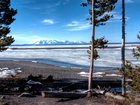 Park Narodowy, Yellowstone, Jezioro, Zima, USA