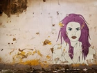 Ściana, Graffiti, Kobieta