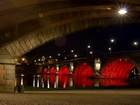 Oświetlony, Most Neuf, Tuluza, Francja