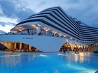 Turcja, Antalya, Hotel, Titanic Beach Lara, Błękit, Ludzie, Basen