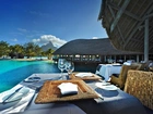 Polinezja Francuska, Bora Bora, Laguna, Restauracja, Morze