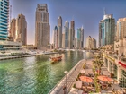 Zjednoczone Emiraty Arabskie, Dubaj, Miasto, Drapacze Chmur, Rzeka
