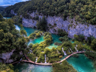 Jeziora, Skały, Park Narodowy, Plitvice