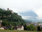 Liechtenstein, Vaduz, Miasto, Góry, Las