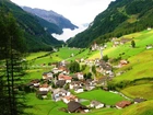 Domy, Góry, Lasy, Alpy, Austria