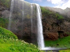 Wodospad, Seljalandsfoss, Skały