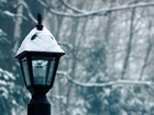 Lampa, Śnieg