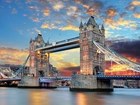 Most, Tower Bridge, Tamiza, Londyn