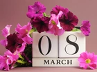 8 Marca, Dzień, Kobiet, Kwiaty