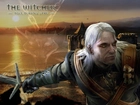 The Witcher, mężczyzna, miecz, amulet, talizman