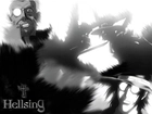 Hellsing, cross, ludzie, okulary