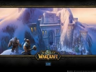 góra, zamek, postacie, fantasy, World Of Warcraft