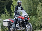 Motocykl, BMW R1200 GS, Motocyklista, Las