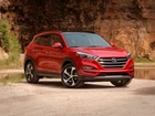 Czerwony, Hyundai, Tucson