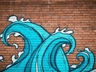 Graffiti, Niebieski, Motyw