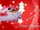 Choinka, Bałwan, Gwiazdki, Merry Christmas, Boże Narodzenie