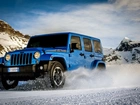 Jeep Wrangler, Góry, Szczyty, Zima