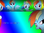 My little pony, Rainbow Dash, znaczek, tęcza