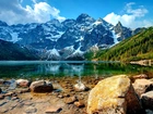 Jezioro, Góry, Tatry Wysokie, Morskie Oko