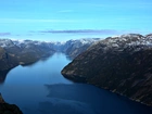 fjord, lysefjord, Góry, Woda