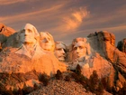 Stany Zjednoczone, Góra, Mount Rushmore, Pomnik, Wykute Twarze